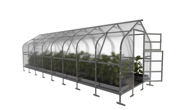 Rastlinjak KLASIKA DROP 2.5 × 8 m s 4 mm polikarbonatom