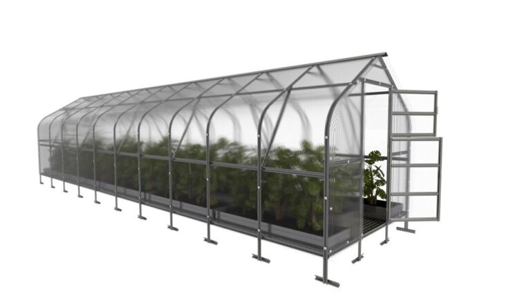 Rastlinjak KLASIKA DROP 2.5 × 10 m s 4 mm polikarbonatom